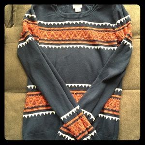 Mossimo striped sweater size small